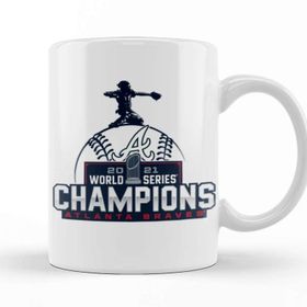 Baskı Dükkanı 2021 World Series Champions Atlanta Kupa Bardak