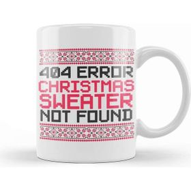Baskı Dükkanı 404 Error Christmas Sweater Not Found Funny Kupa Bardak