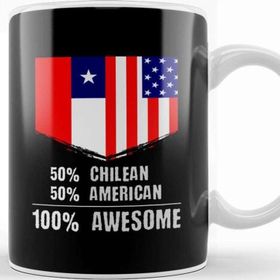 Baskı Dükkanı 50% Chinese 50% American 100% Awesome Immigrant Kupa Bardak