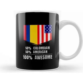 Baskı Dükkanı 50% Congolese 50% American 100% Awesome Immigrant Kupa