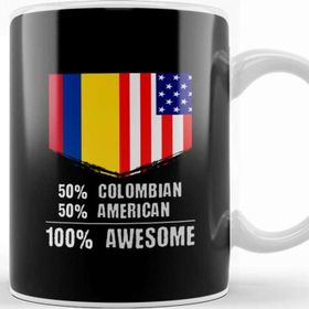 Baskı Dükkanı 50% Congolese 50% American 100% Awesome Immigrant Kupa