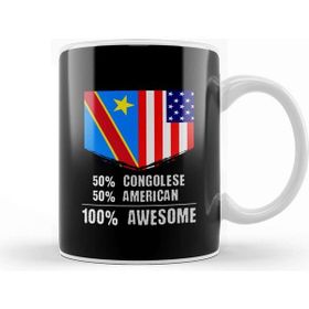 Baskı Dükkanı 50% Costa Rican 50% American 100% Awesome Kupa