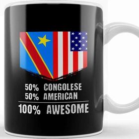 Baskı Dükkanı 50% Costa Rican 50% American 100% Awesome Kupa