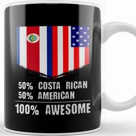 Baskı Dükkanı 50% Croatian 50% American 100% Awesome Immigrant Kupa