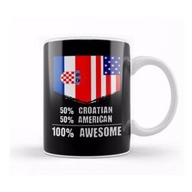 Baskı Dükkanı 50% Cuban 50% American 100% Awesome Immigrant Kupa