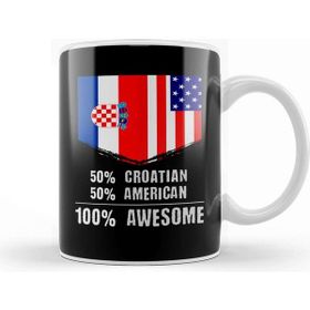 Baskı Dükkanı 50% Cuban 50% American 100% Awesome Immigrant Kupa