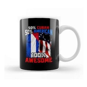 Baskı Dükkanı 50% Curacaoan 50% American 100% Awesome Immigrant Kupa