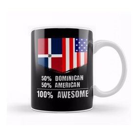 Baskı Dükkanı 50% Dutch 50% American 100% Awesome Immigrant Kupa