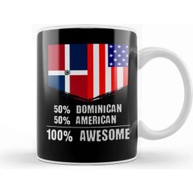 Baskı Dükkanı 50% Dutch 50% American 100% Awesome Immigrant Kupa