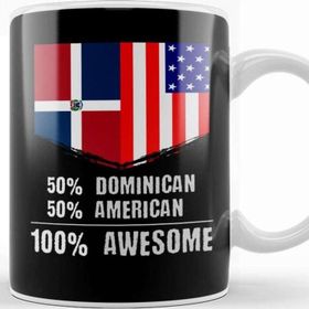 Baskı Dükkanı 50% Dutch 50% American 100% Awesome Immigrant Kupa