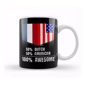 Baskı Dükkanı 50% Ecuadorian 50% American 100% Awesome Immigrant Kupa