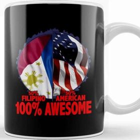 Baskı Dükkanı 50% Finnish 50% American 100% Awesome Immigrant Kupa