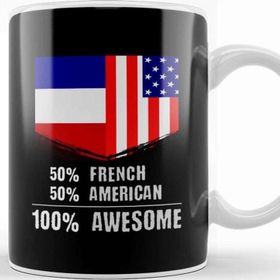 Baskı Dükkanı 50% Georgian 50% American 100% Awesome Immigrant Kupa