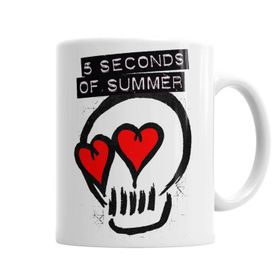 Baskı Dükkanı 5sos 5 Seconds Of Summer Porselen Kupa Bardak