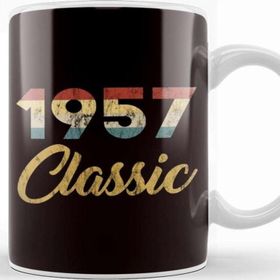 Baskı Dükkanı 63 Rd Birthday Gift For Men And Women 1957 Classic Party Birth Anniversary Kupa