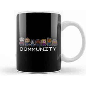 Baskı Dükkanı 8 Bit Community Logo Kupa