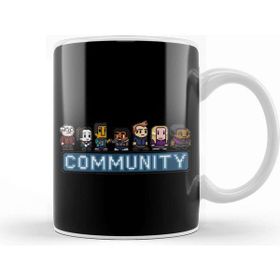 Baskı Dükkanı 8 Bit Community Logo Kupa