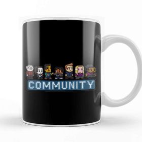 Baskı Dükkanı 8 Bit Community Logo Kupa