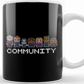 Baskı Dükkanı 8 Bit Community Logo Kupa