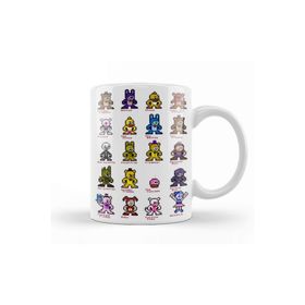 Baskı Dükkanı 8 Bit Fnaf World Five Nights At Freddys Kupa