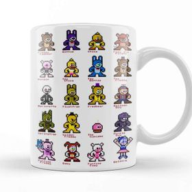Baskı Dükkanı 8 Bit Fnaf World Five Nights At Freddys Kupa