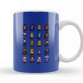 Baskı Dükkanı 8 Bit Fnaf World Kupa