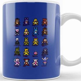 Baskı Dükkanı 8 Bit Fnaf World Kupa