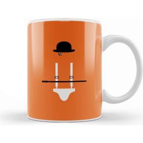 Baskı Dükkanı A Clockwork Orange Frame Movie Silhouette Kupa