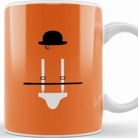 Baskı Dükkanı A Clockwork Orange Frame Movie Silhouette Kupa