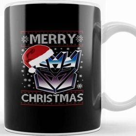 Baskı Dükkanı A Decepticon Merry Christmas Transformers Kupa