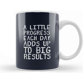 Baskı Dükkanı A Little Progress Each Day Adds Up Gym Inspiratio Kupa