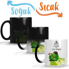 Baskı Dükkanı A Melhor Trap Keep Calm Duvar Saati