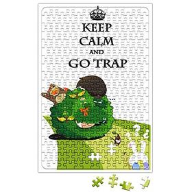 Baskı Dükkanı A Melhor Trap Keep Calm Duvar Saati
