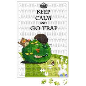Baskı Dükkanı A Melhor Trap Keep Calm Duvar Saati