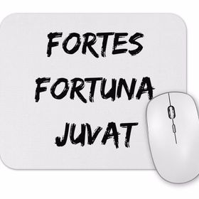 Baskı Dükkanı A Sorte Favorece Os Fortes Fortes Fortuna Juvat Mouse Pad