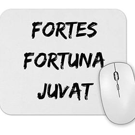 Baskı Dükkanı A Sorte Favorece Os Fortes Fortes Fortuna Juvat Mouse Pad