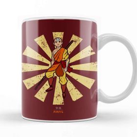 Baskı Dükkanı Aang Retro Japanese Avatar The Last Airbender Kupa