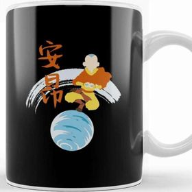 Baskı Dükkanı Aang Water Kanji Avatar the Last Airbender Kupa