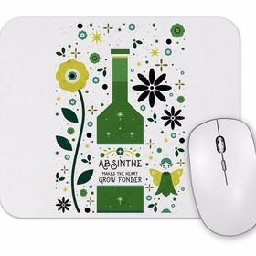 Baskı Dükkanı Absinthe Yeşil Peri Mouse Pad