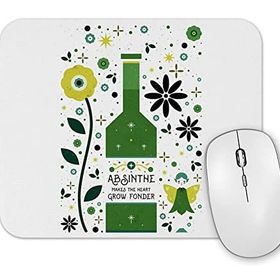 Baskı Dükkanı Absinthe Yeşil Peri Mouse Pad