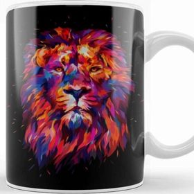 Baskı Dükkanı Abstract King Lion Kupa