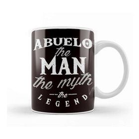 Baskı Dükkanı Abuelo Man Myth Legend Grandfather Grandpa Granddad Family Kupa