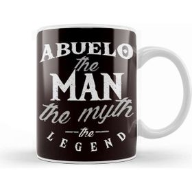 Baskı Dükkanı Abuelo Man Myth Legend Grandfather Grandpa Granddad Family Kupa