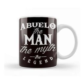 Baskı Dükkanı Abuelo Man Myth Legend Grandfather Grandpa Granddad Family Kupa
