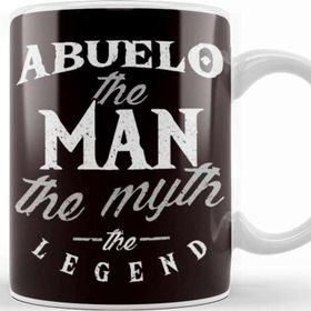Baskı Dükkanı Abuelo Man Myth Legend Grandfather Grandpa Granddad Family Kupa