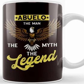 Baskı Dükkanı Abuelo Man Myth Legend Grandfather Grandpa Granddad Family Kupa