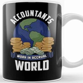 Baskı Dükkanı Accountants Work In Accrual World Accounting Pun Kupa
