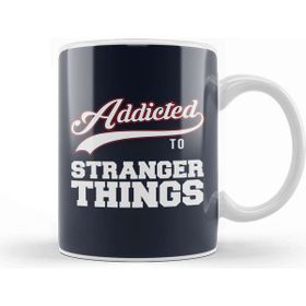 Baskı Dükkanı Addicted To Stranger Things Baseball Font Kupa