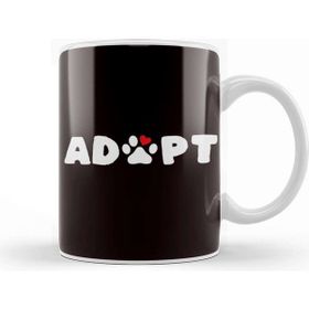 Baskı Dükkanı Adopt Dog Paw Dogs Breed Animal Lover Pet Fans Veterinarian Kupa