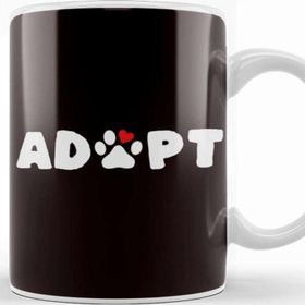 Baskı Dükkanı Adopt Dog Paw Dogs Breed Animal Lover Pet Fans Veterinarian Kupa